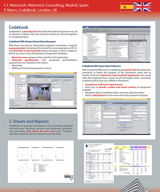 Codebook for equipment procurement, testing and commissioning planning